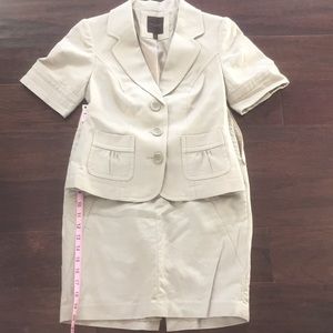 The Limited Khaki Suit